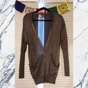 🌌Michael Stars silver cardigan XS/S